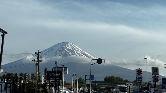 河口湖,富士山