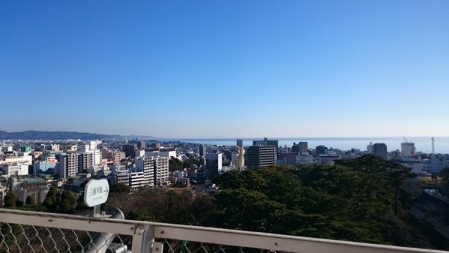 天守閣からの眺め