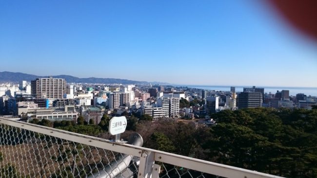 天守閣からの眺め