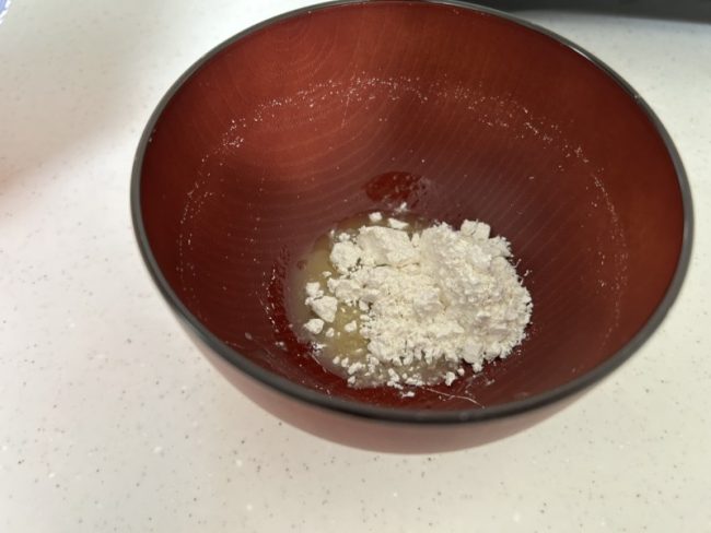 バターと小麦粉
