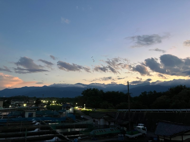 夜を彩る安曇野の花火大会
