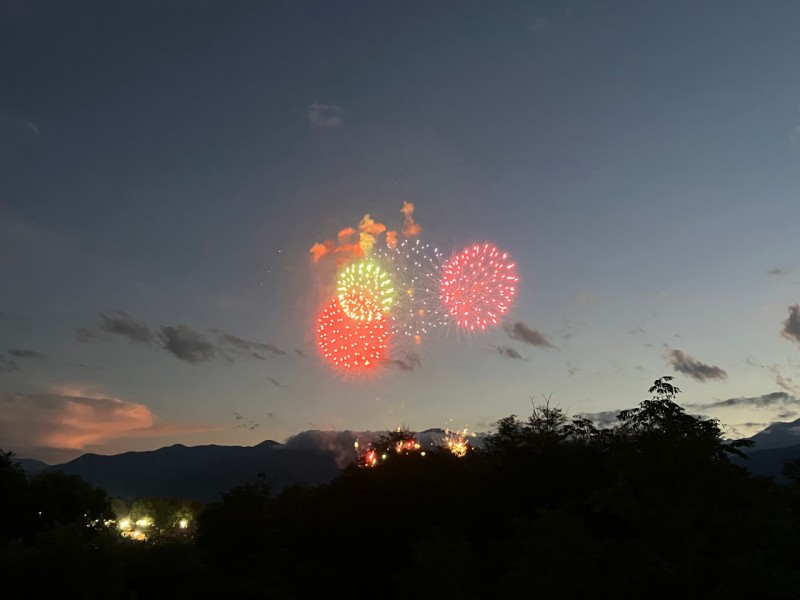 彩り鮮やかな花火