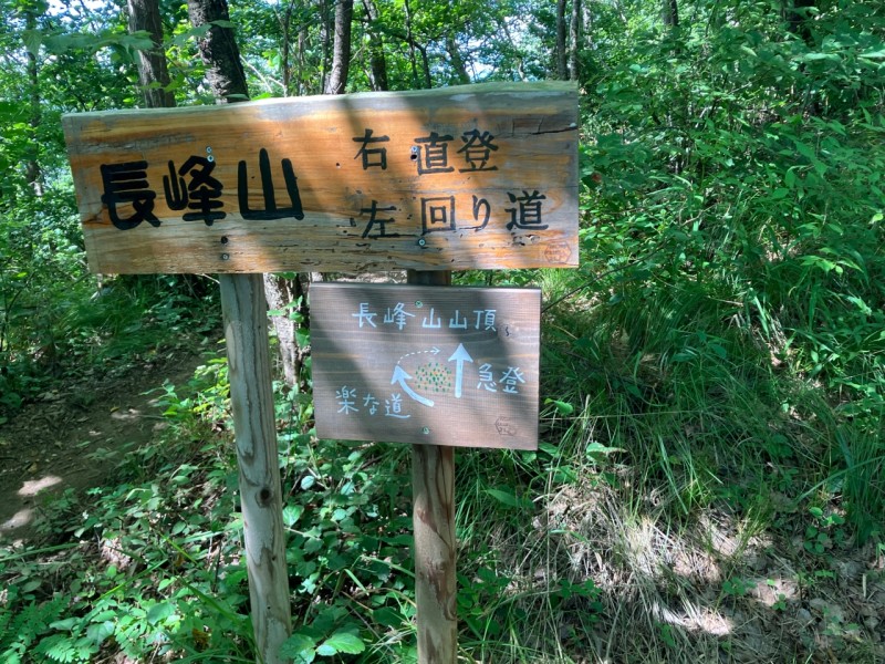 長峰山の山頂への道2