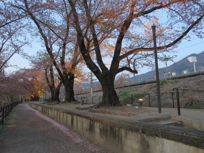 旧勝沼駅ホーム