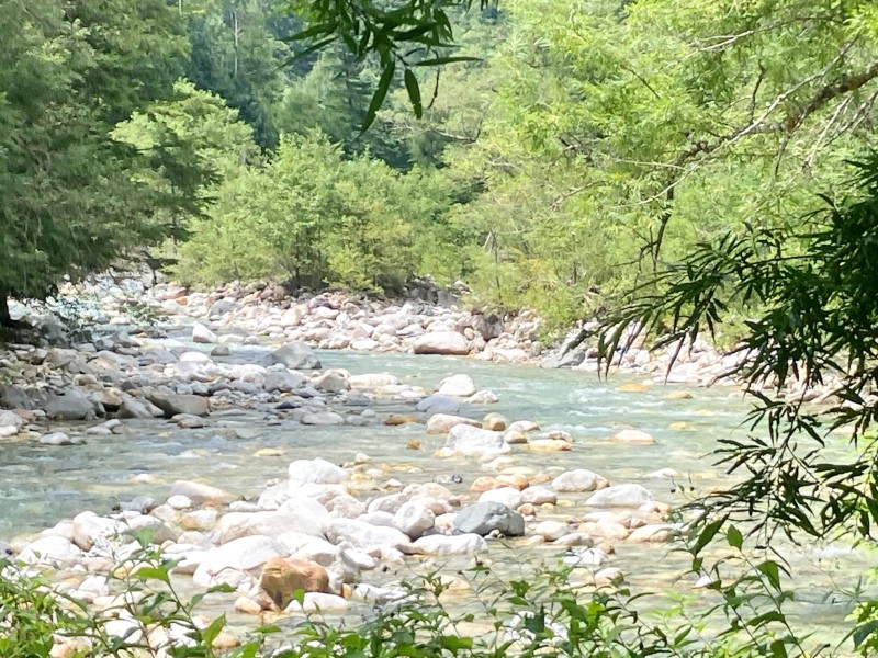 上高地の川「梓川」