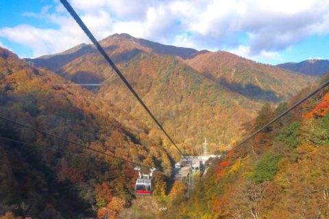 ◆群馬県みなかみ町◆「秋の谷川岳」に紅葉見物に行ったら冬のような寒さだった…!