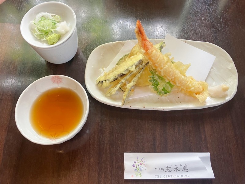 そば処 志水庵の天ざる