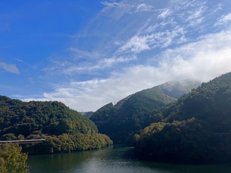 箕輪ダムもみじ湖