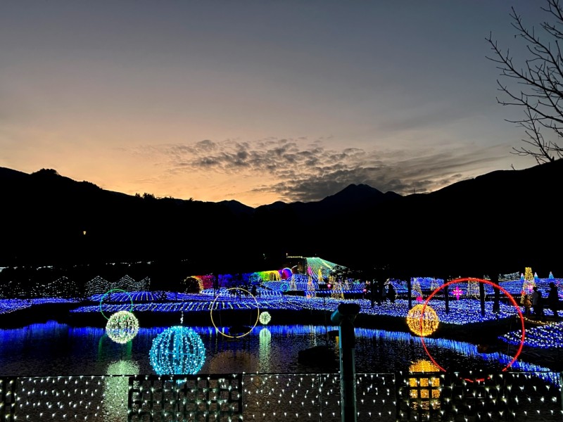 国営アルプスあづみの公園のイルミネーション5