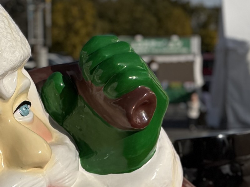 サンタオブジェの手