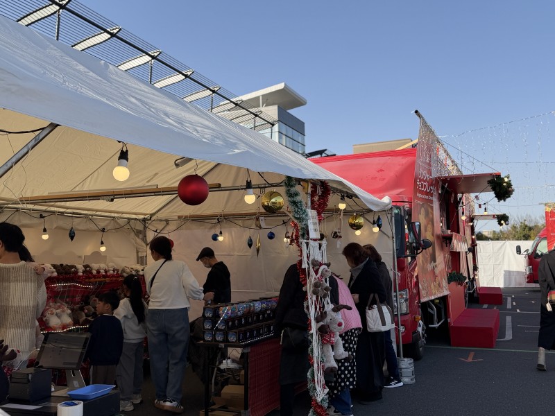 ドイツの雑貨を販売していたテント