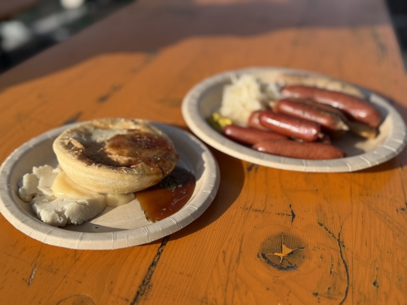 イオンモール太田クリスマスマーケットで購入した食べ物