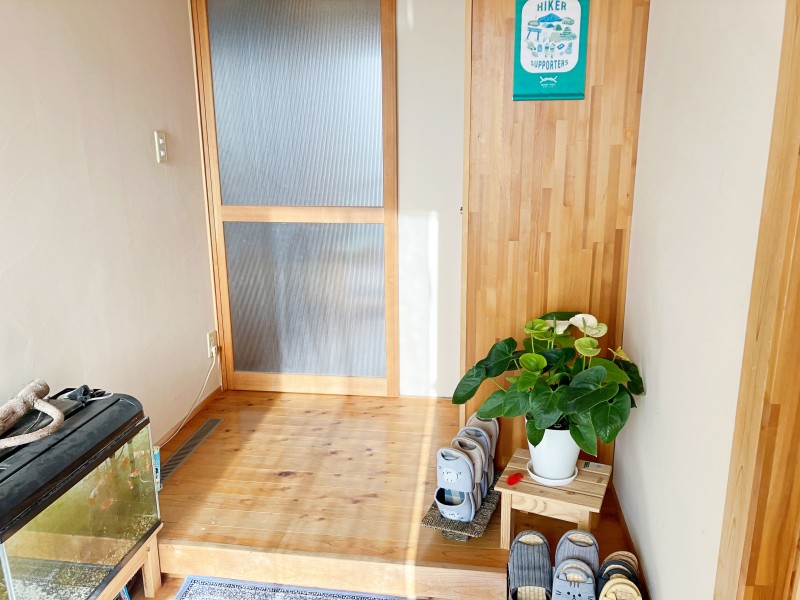 cafe七十二候の玄関