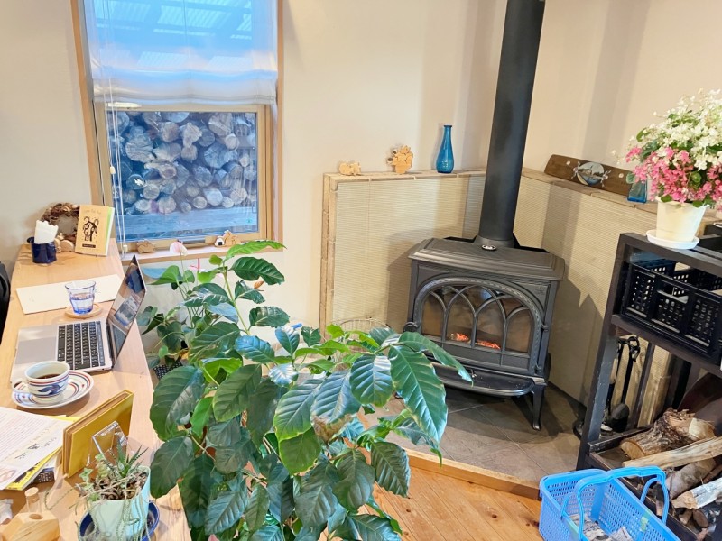 cafe七十二候の暖炉