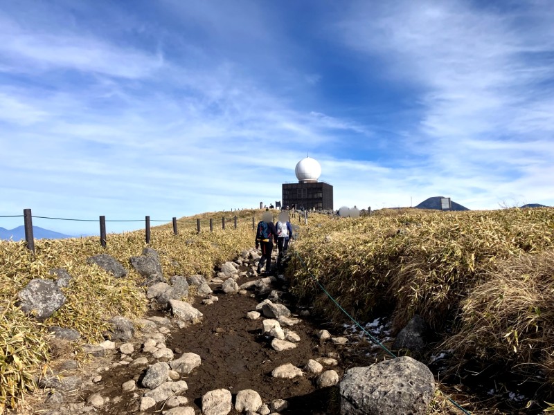 車山高原の山頂