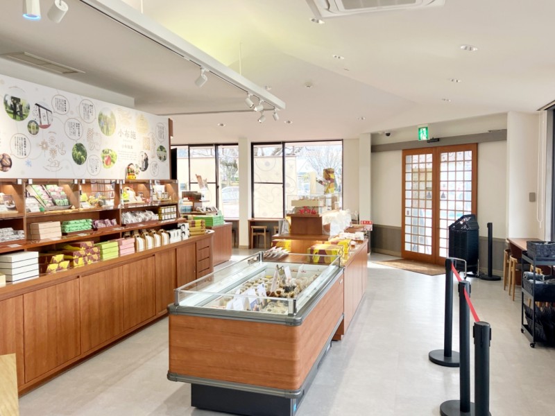 和の栗わ AZUMINOの店内
