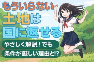「いらない土地は国に返せる？」やさしく解説｜相続土地国庫帰属制度の落とし穴